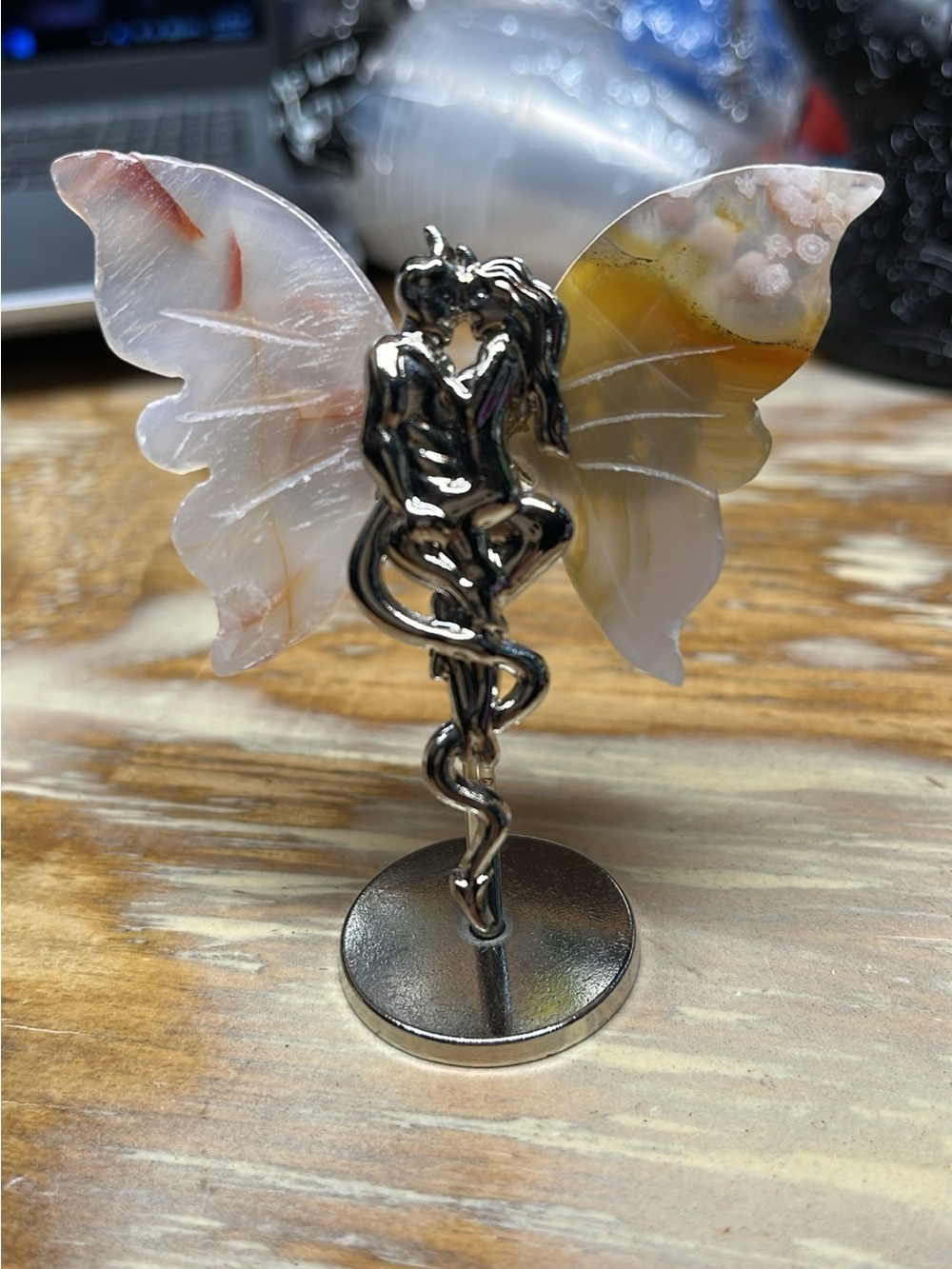 Forbidden Lovers - Cherry Blossom Agate Wings